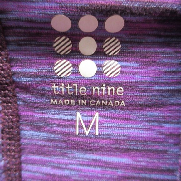 Title Nine Sweater Women Medium Zip Pocket Golf Active Workout Gym Hooded Top - Picture 8 of 12